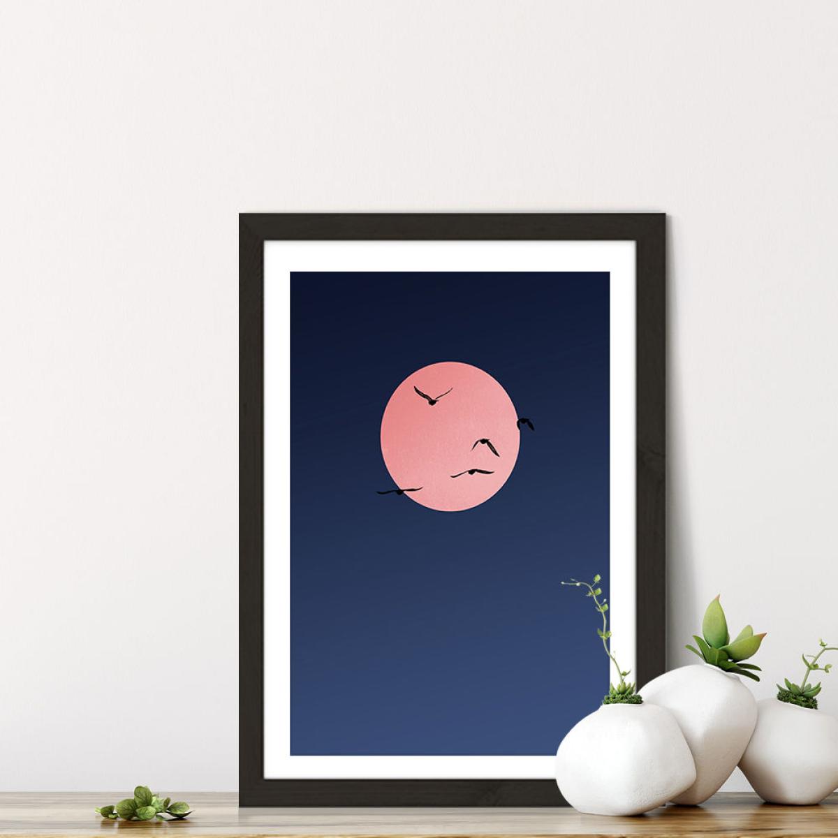 Summer Nights Art Print Black Frame – image 7