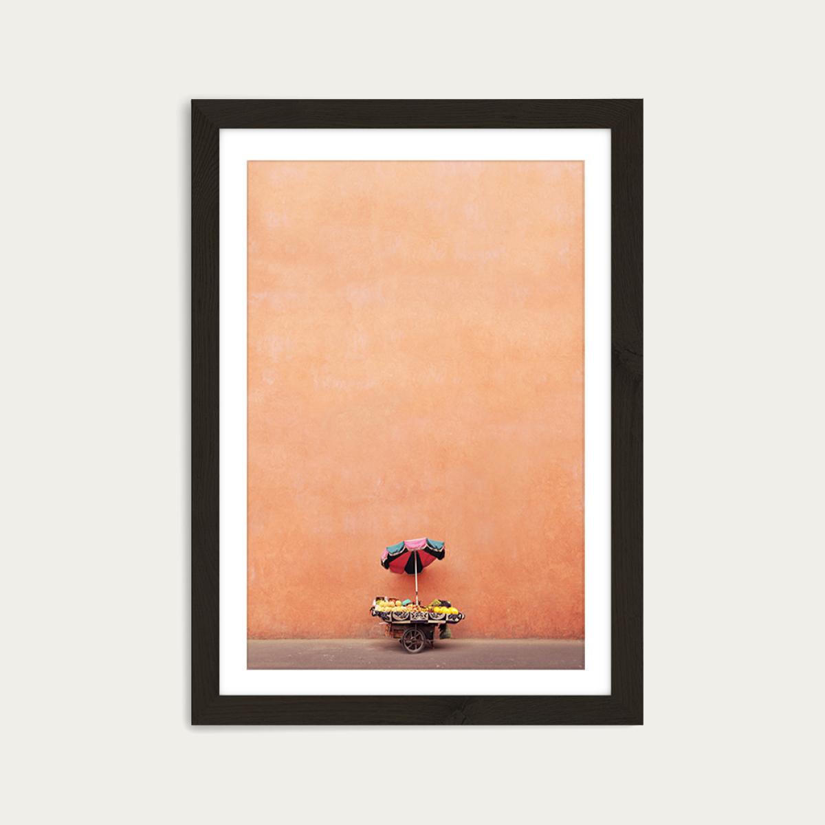 Fresh Fruits Art Print Black Frame – image 1