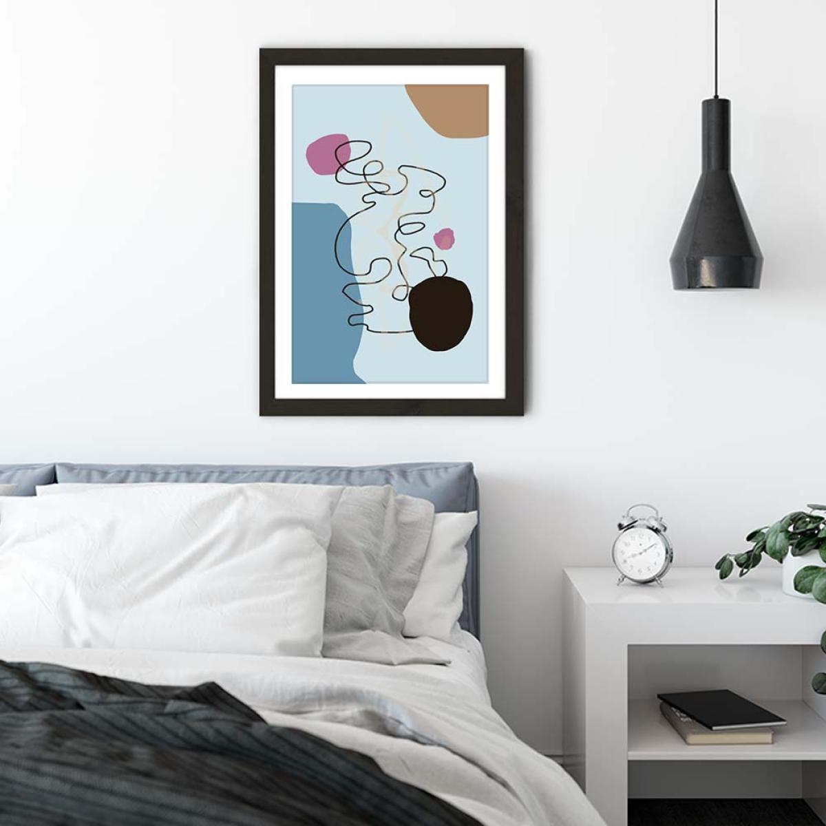 Floating Minds No.3 Art Print Black Frame – image 4