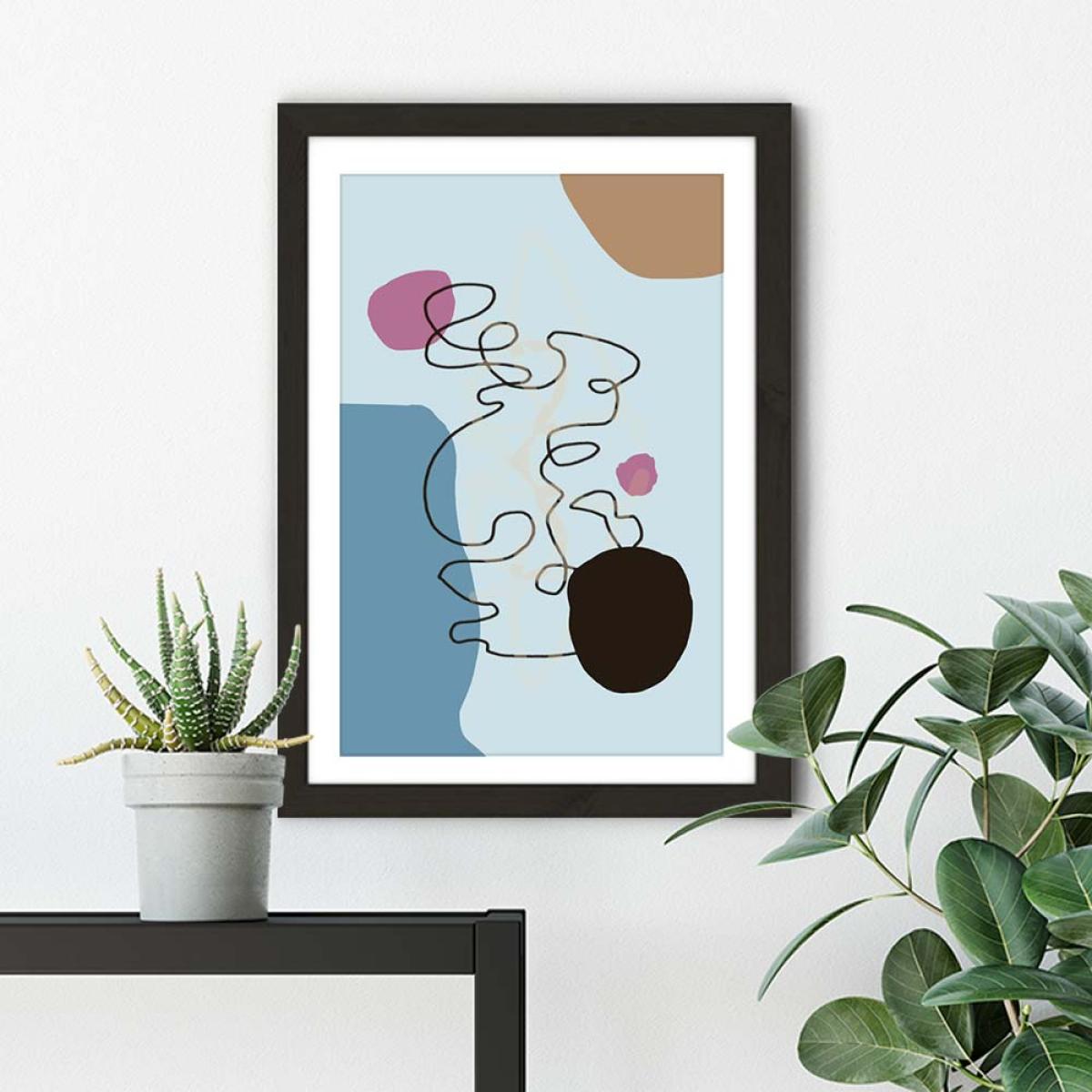 Floating Minds No.3 Art Print Black Frame – image 5