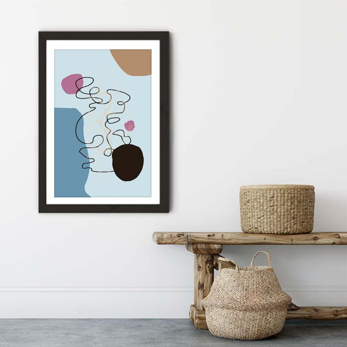 Floating Minds No.3 Art Print Black Frame – image 7