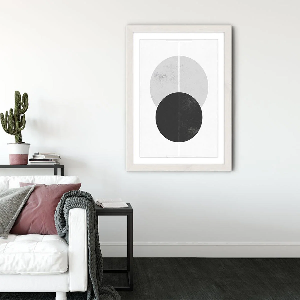 Geometry No. 5 Art Print White Frame – image 5