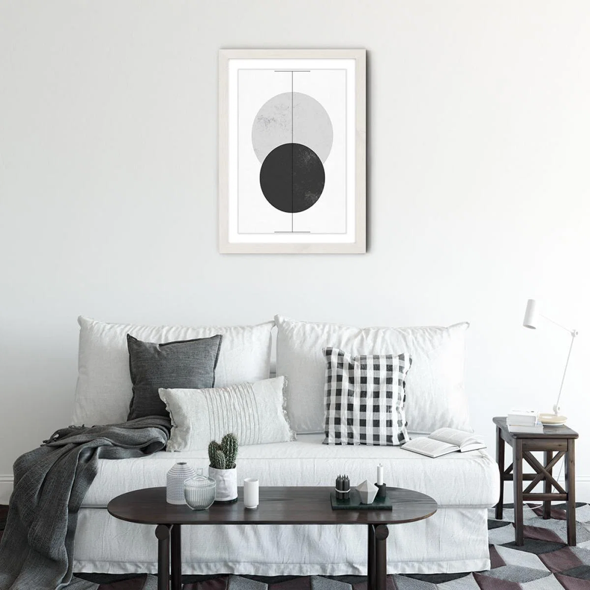 Geometry No. 5 Art Print White Frame – image 7