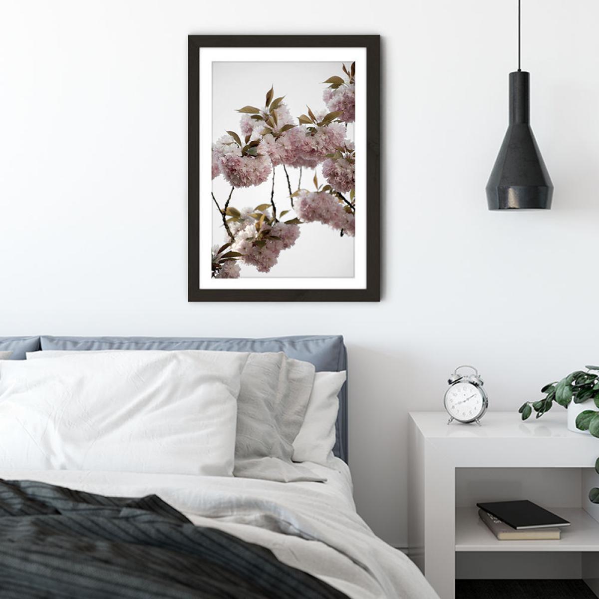 Clouds of Cherry Flowers Art Print Black Frame – image 4