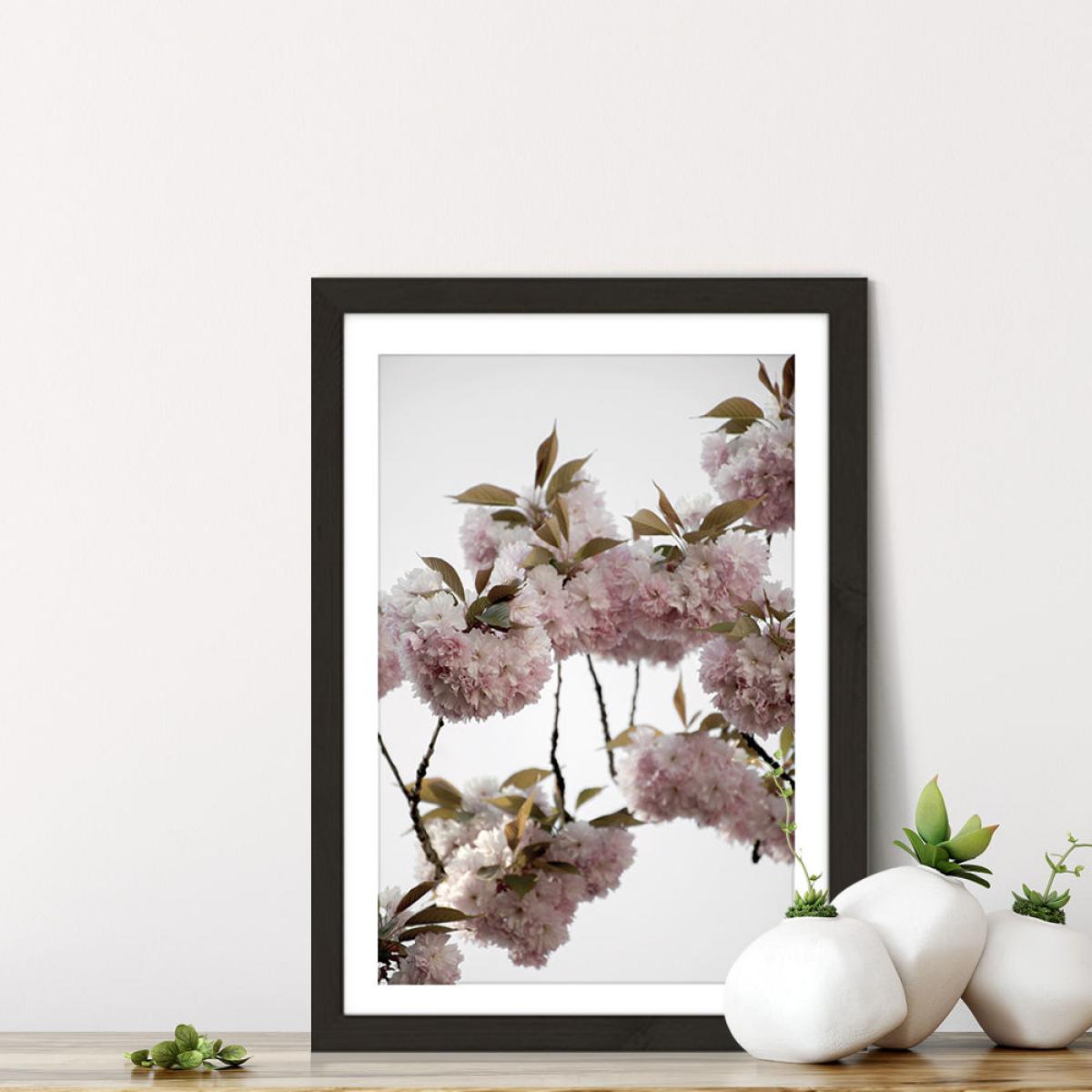 Clouds of Cherry Flowers Art Print Black Frame – image 6