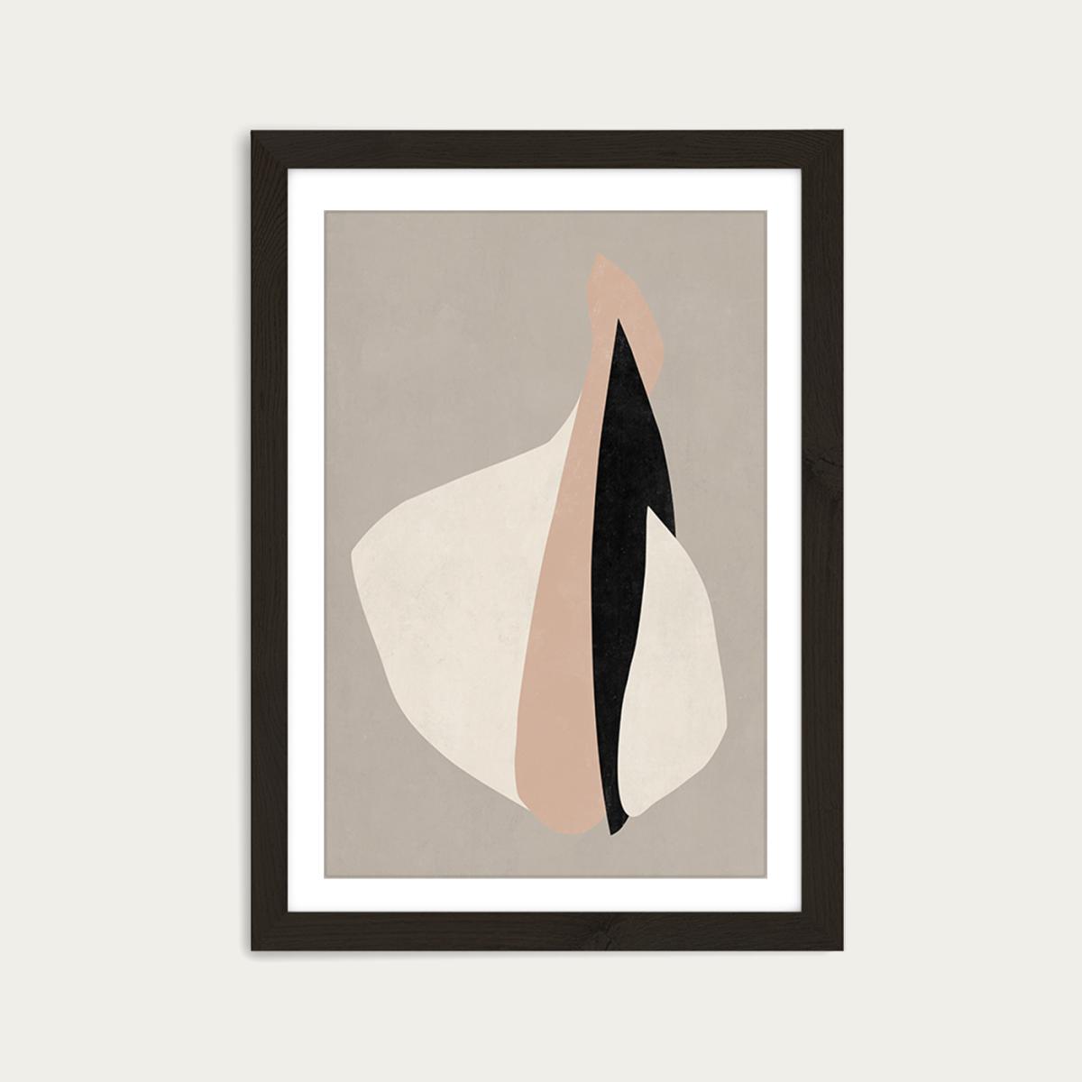 Interact No 2 Art Print Black Frame