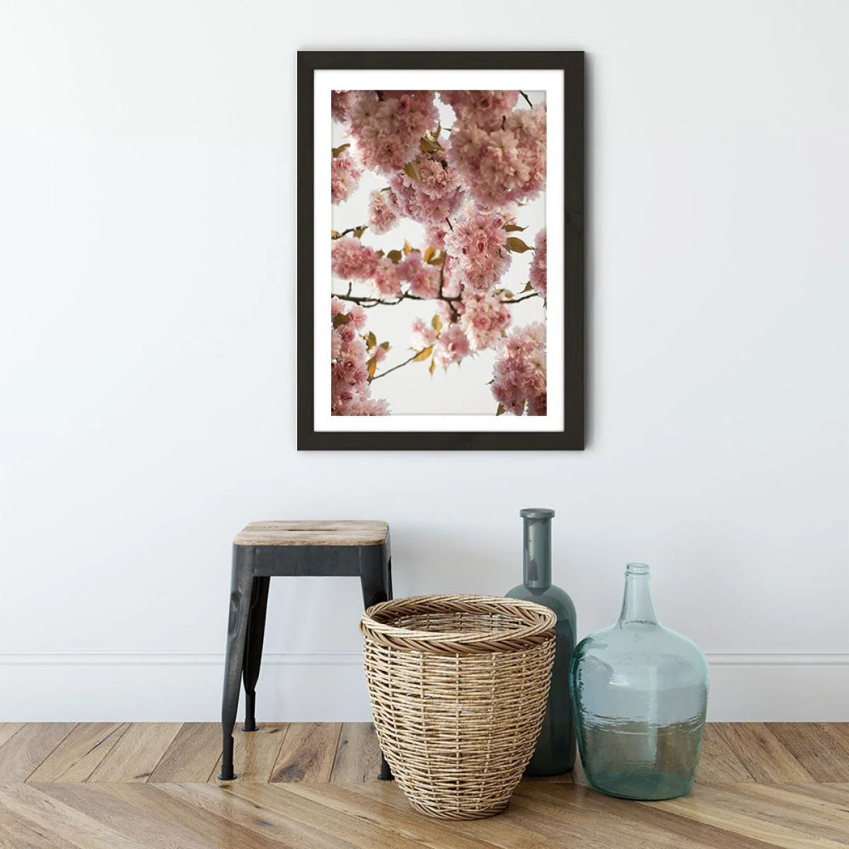 Blush Spring Art Print Black Frame – image 6