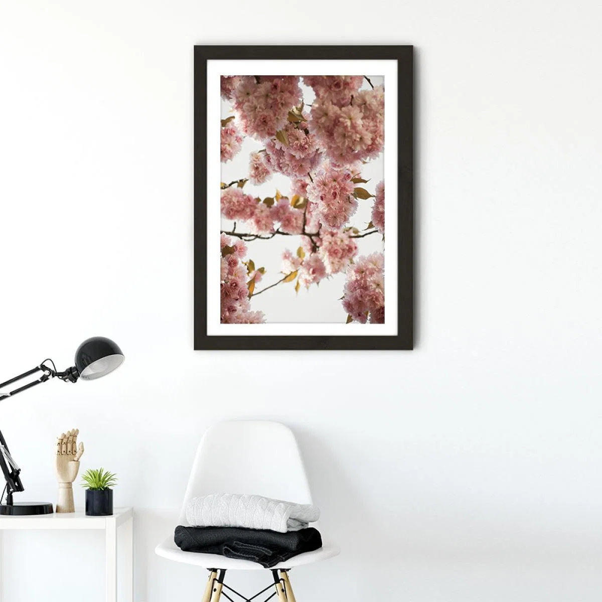 Blush Spring Art Print Black Frame – image 7