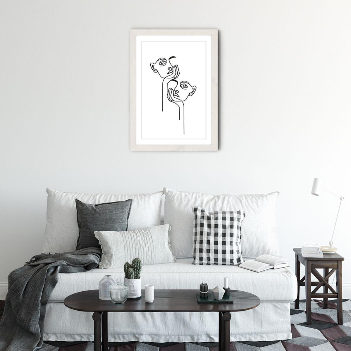 Boredom Art Print White Frame – image 2