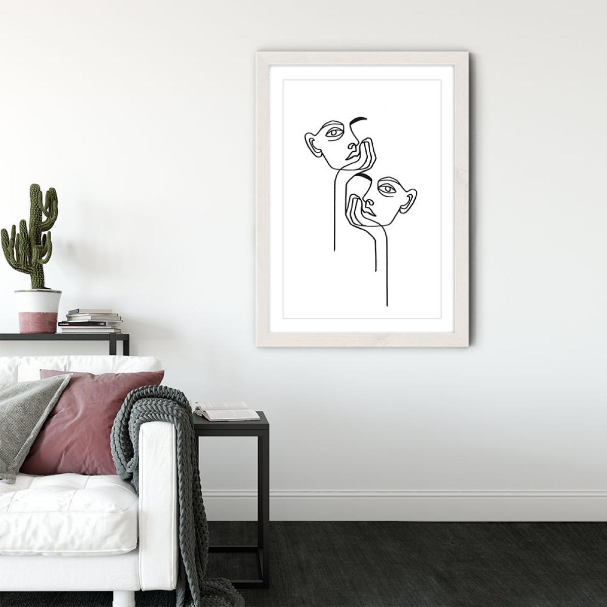 Boredom Art Print White Frame – image 3