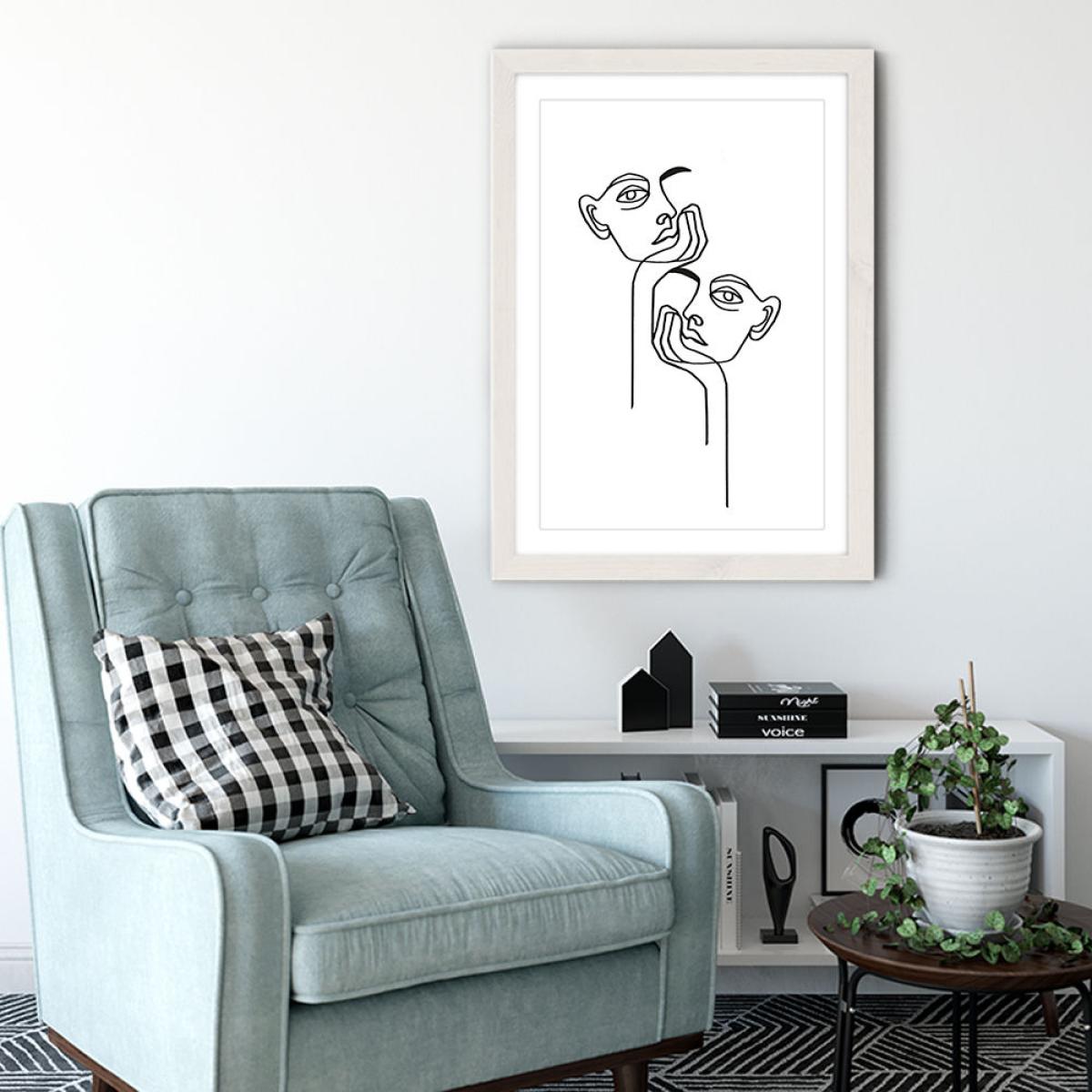 Boredom Art Print White Frame – image 4