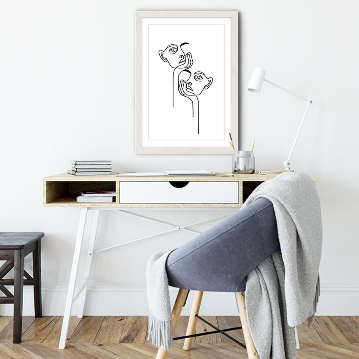 Boredom Art Print White Frame – image 5