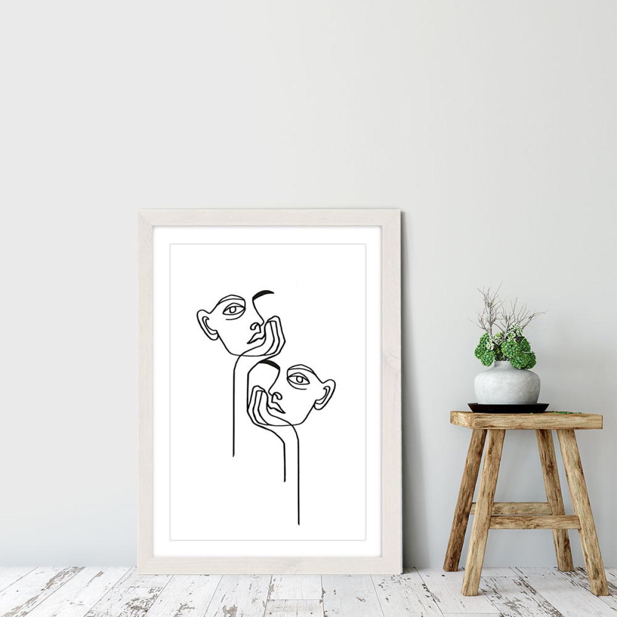 Boredom Art Print White Frame – image 6