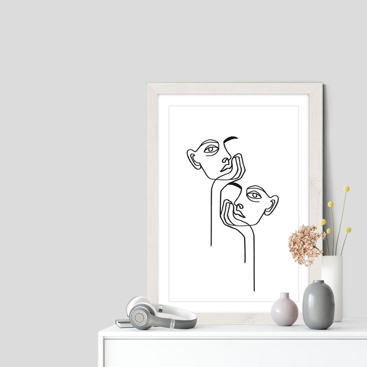 Boredom Art Print White Frame – image 7