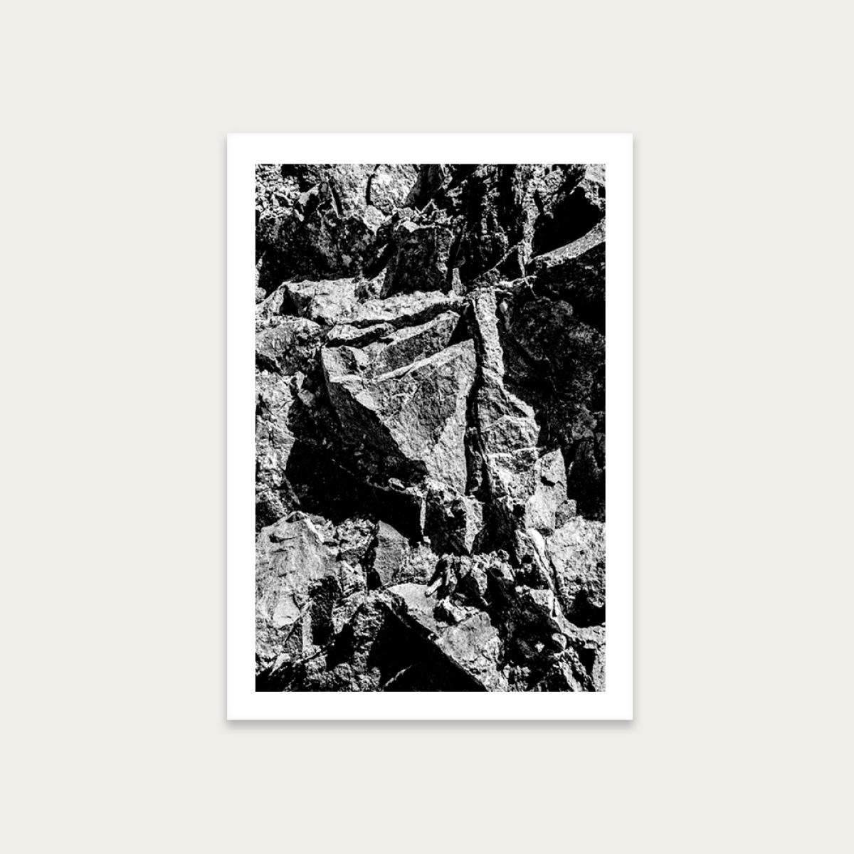 Rock Patter Art Print Unframed