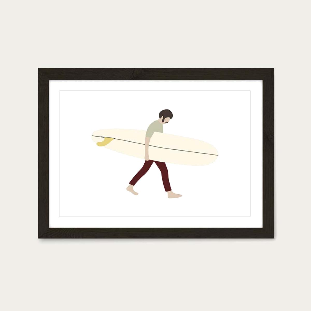 Sebastian Art Print Black Frame