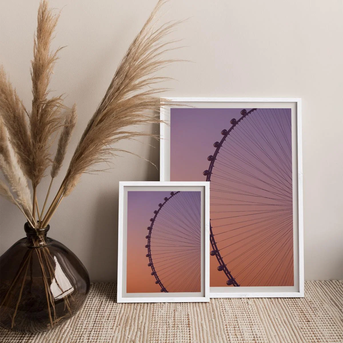 Ain Dubai Art Print White Frame – image 8