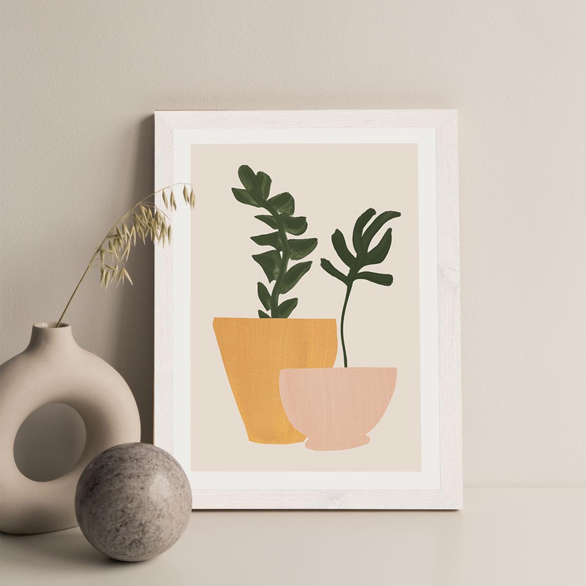 Planted Art Print White Frame – image 2