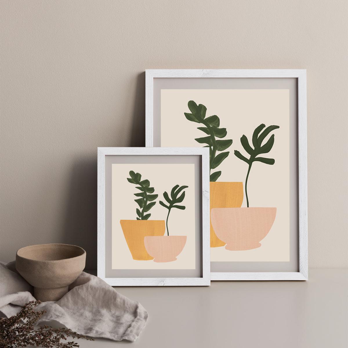 Planted Art Print White Frame – image 11