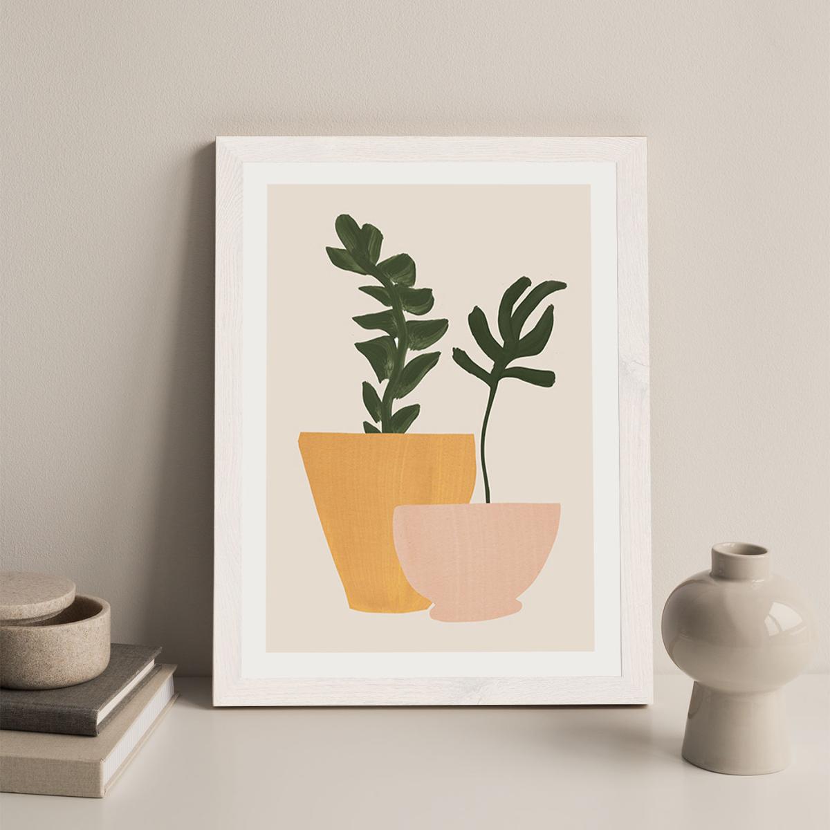 Planted Art Print White Frame – image 4