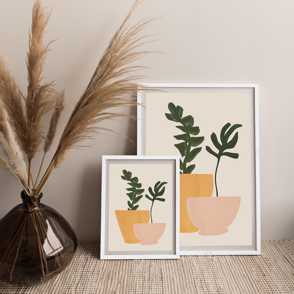 Planted Art Print White Frame – image 7