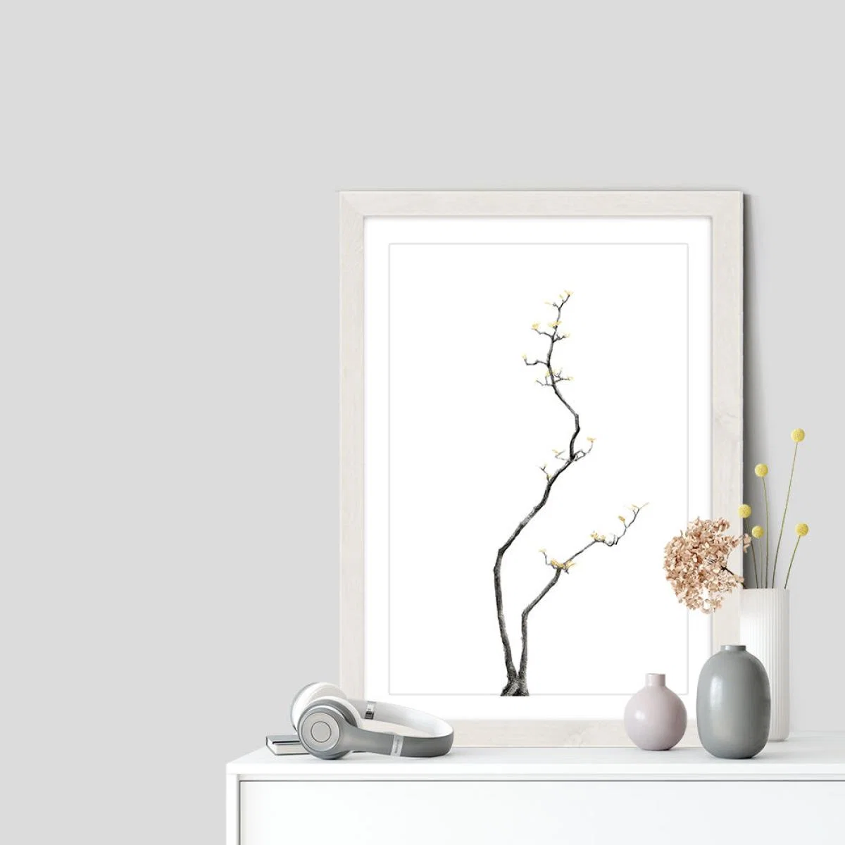 Bonsai Tree 3 Art Print White Frame – image 7