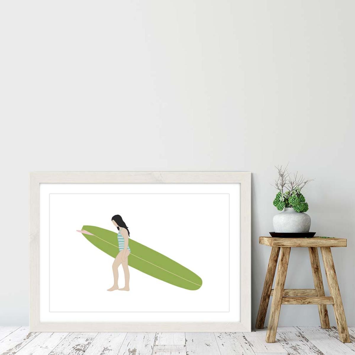 Blossom Art Print White Frame – image 6