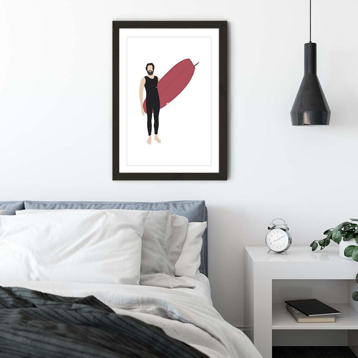 Shep Art Print Black Frame – image 4
