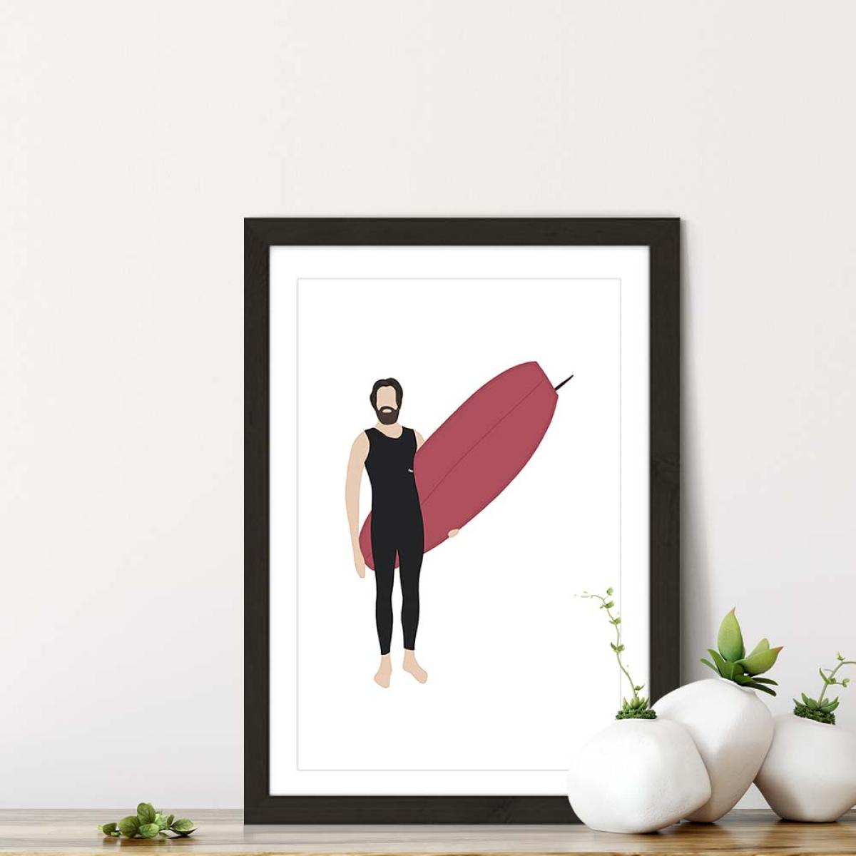 Shep Art Print Black Frame – image 7
