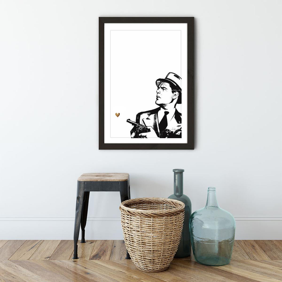 Don't You Dare Art Print Black Frame – image 3