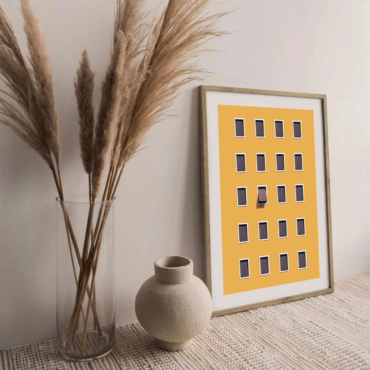 Open Mind Art Print Oak Frame – image 3