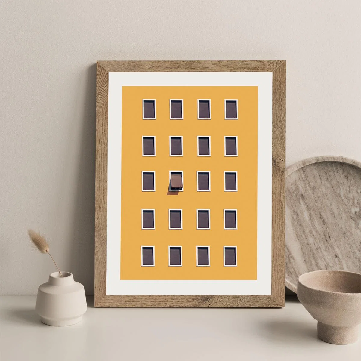Open Mind Art Print Oak Frame – image 6
