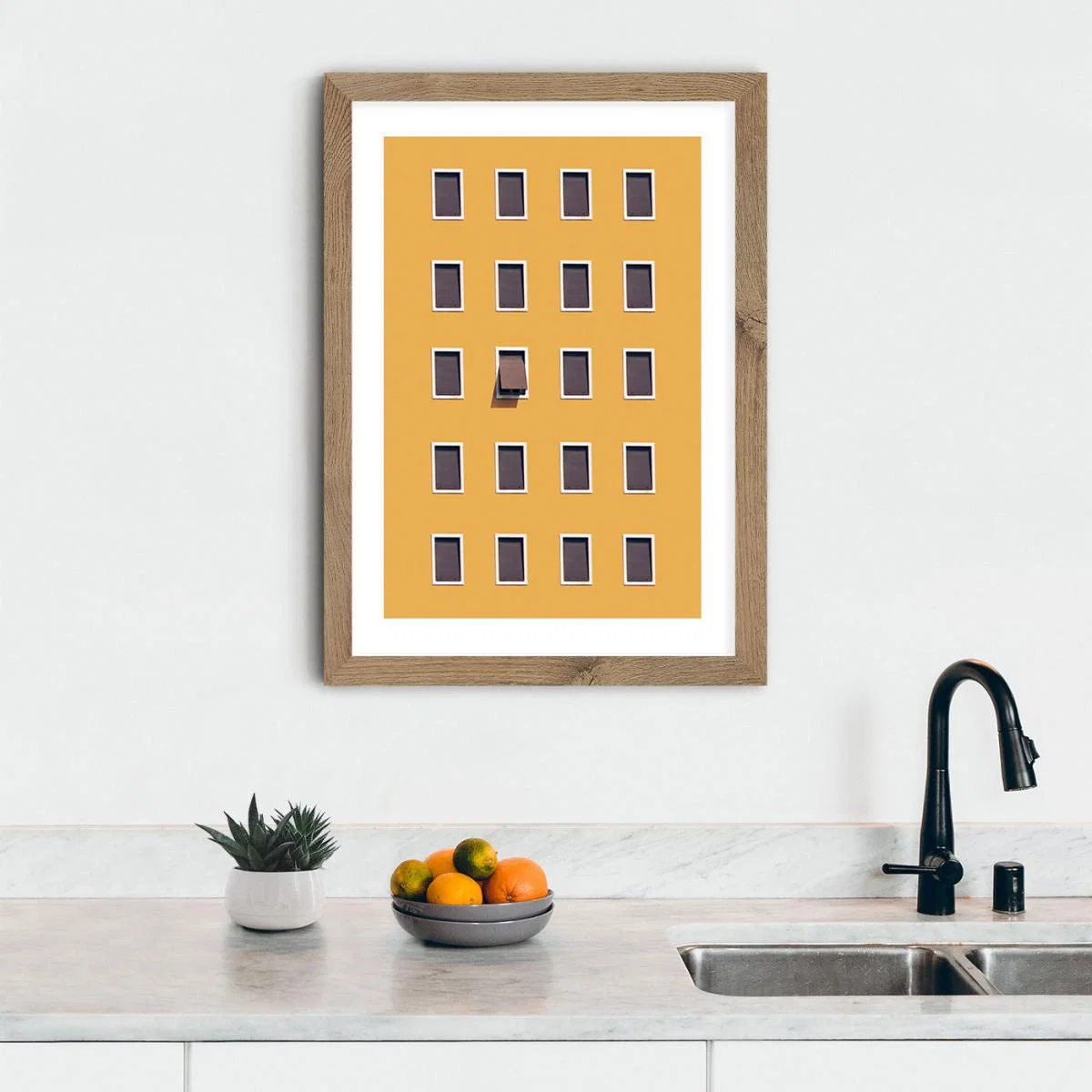 Open Mind Art Print Oak Frame – image 7