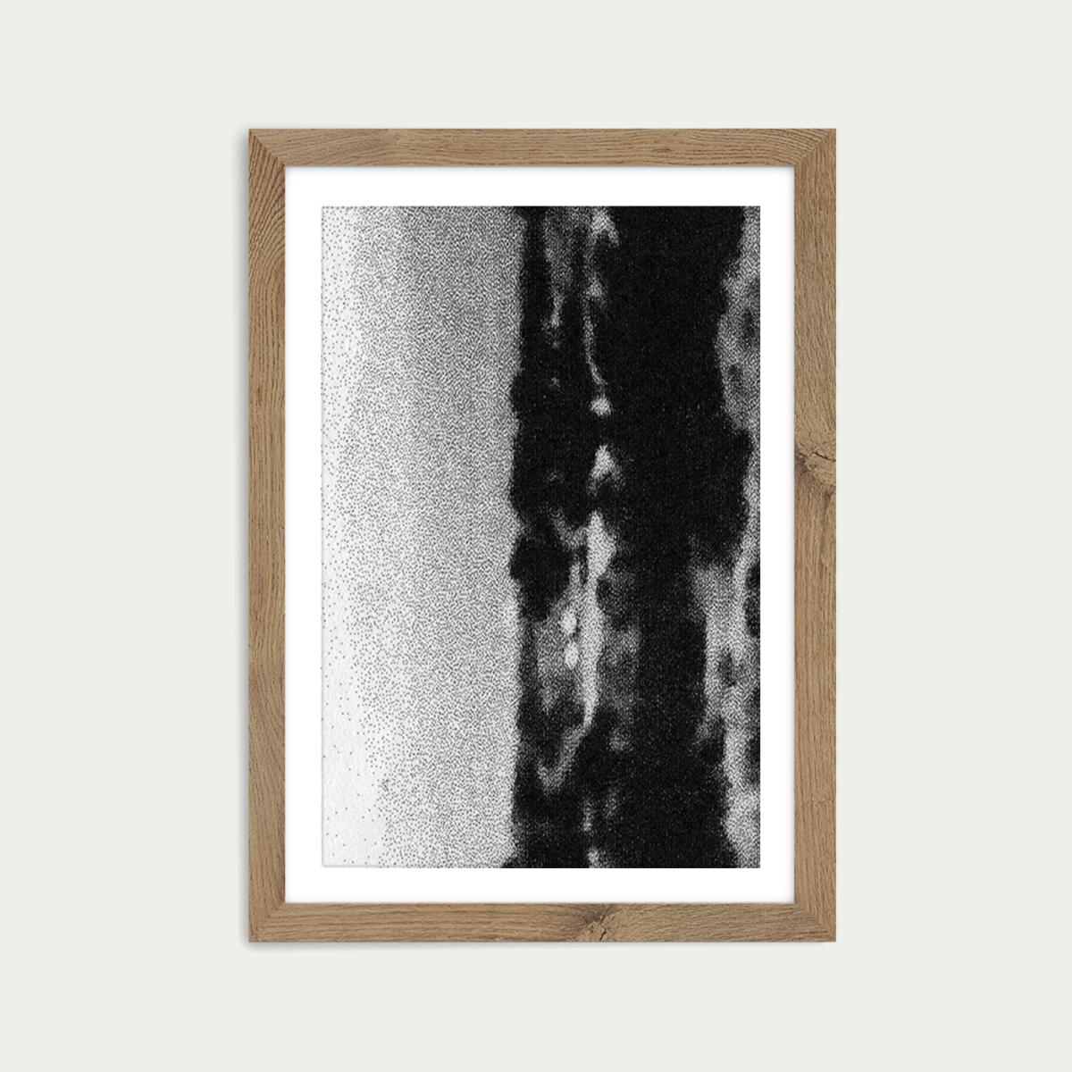 Research N°012 Art Print Oak Frame – image 1