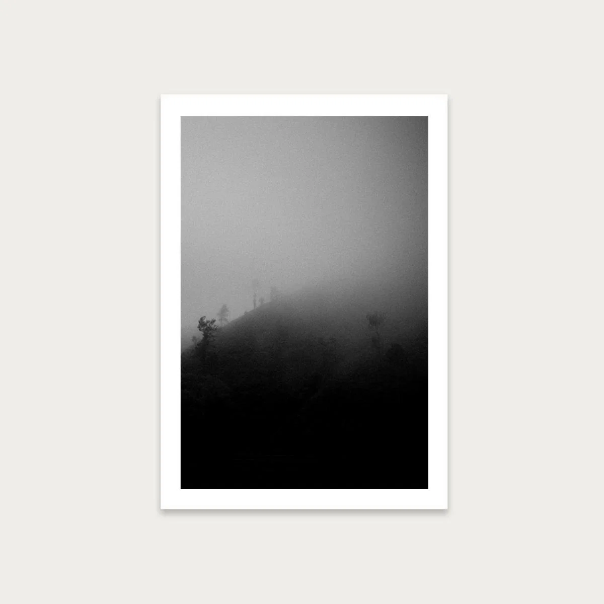 Myst Trees Art Print Unframed