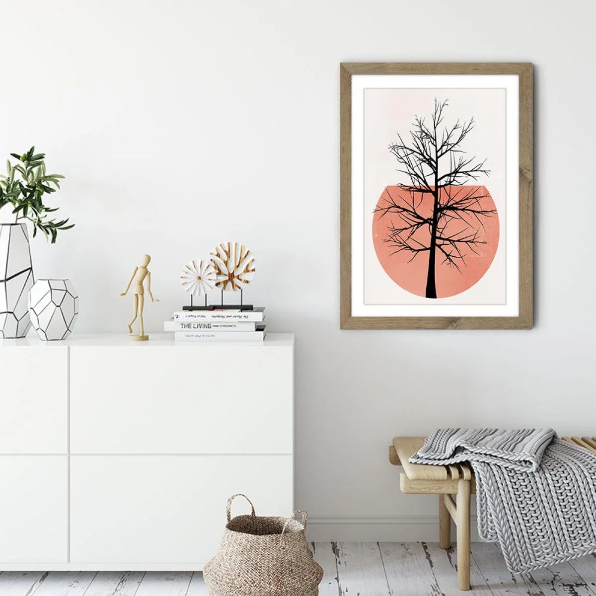 In The Wild Rose Art Print Oak Frame – image 2