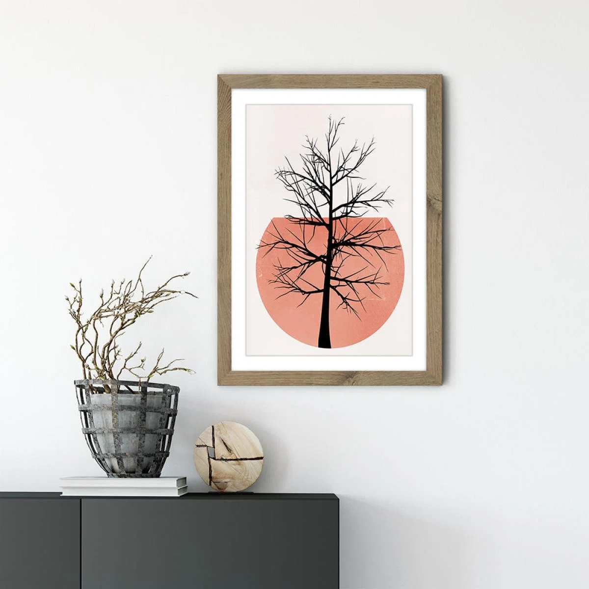 In The Wild Rose Art Print Oak Frame – image 3