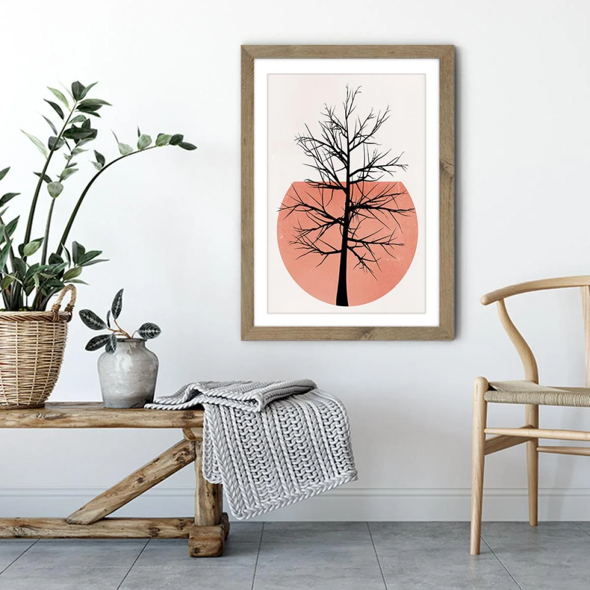 In The Wild Rose Art Print Oak Frame – image 4