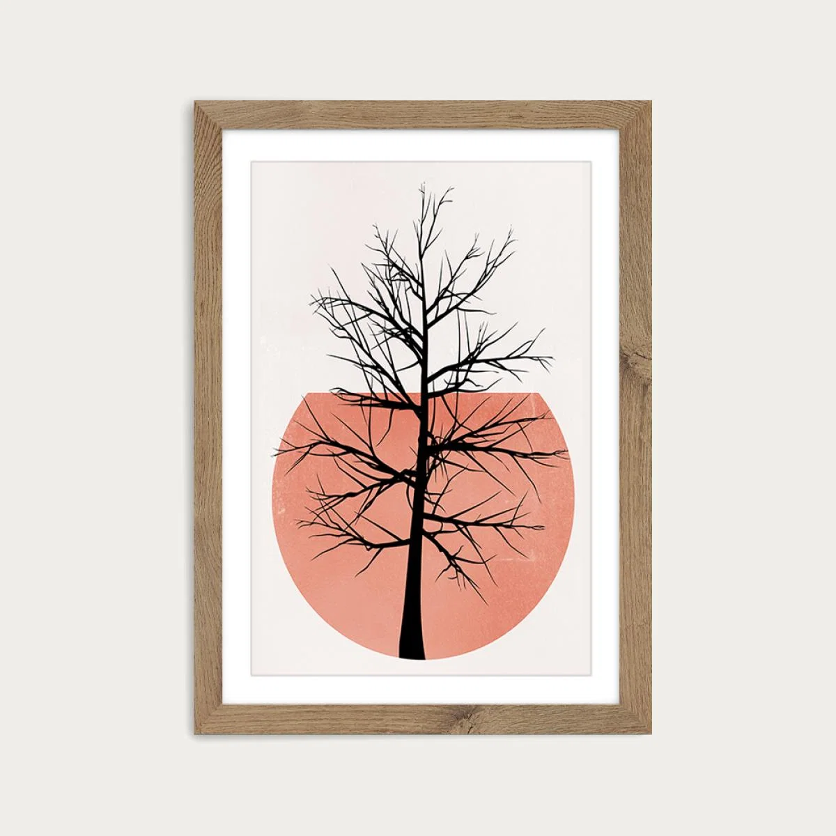 In The Wild Rose Art Print Oak Frame – image 1