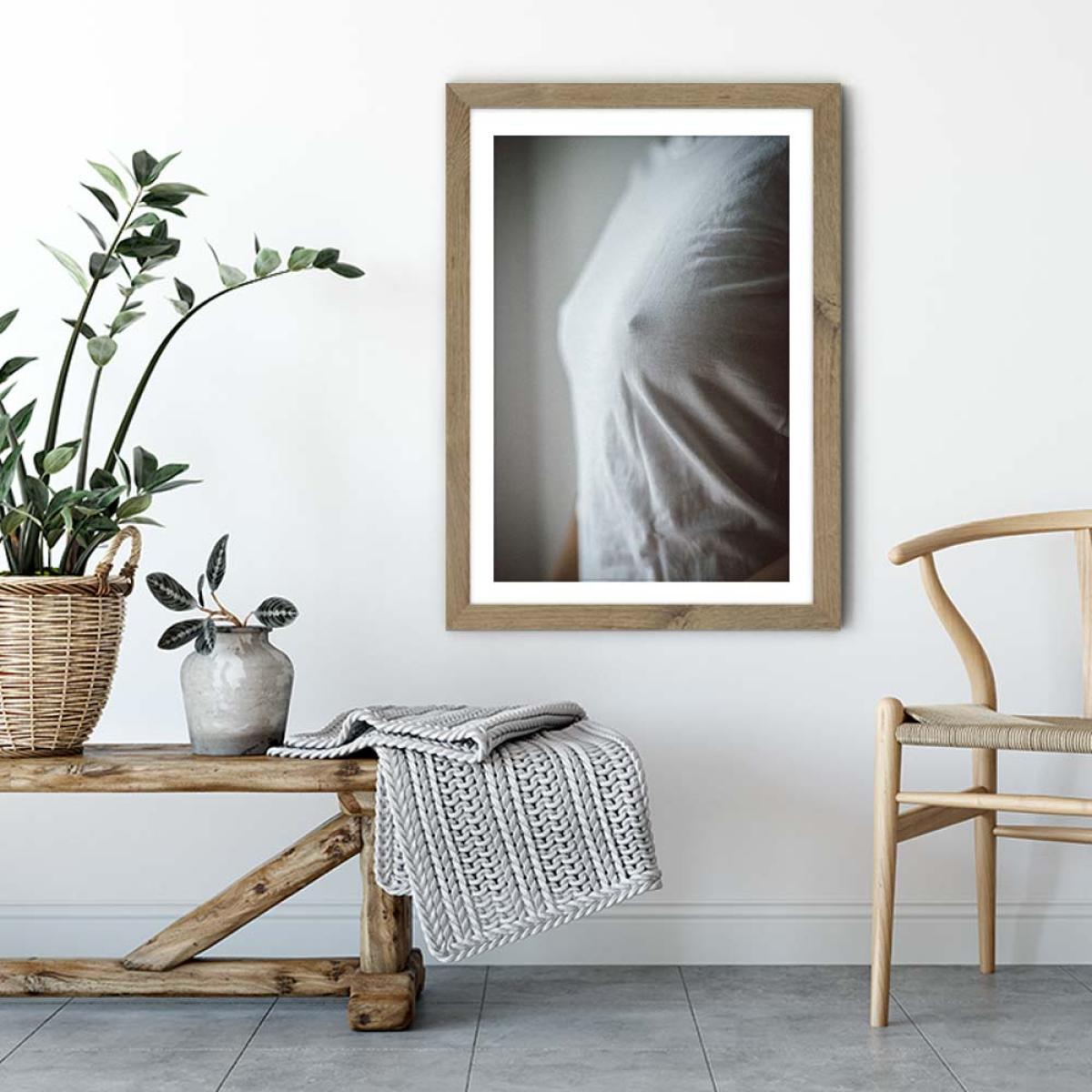 Nipple Art Print Oak Frame – image 4