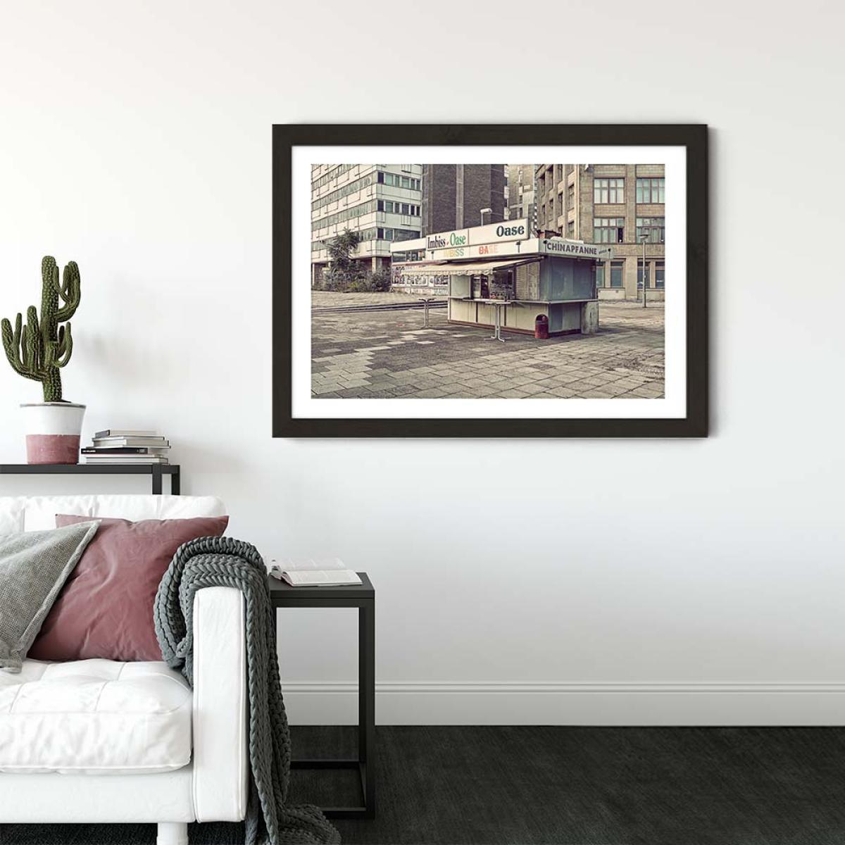 Oase Art Print Black Frame – image 2