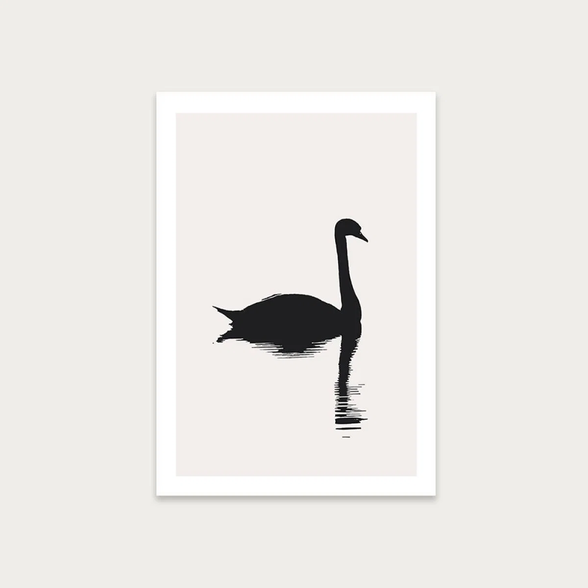 The Swan II Art Print Unframed