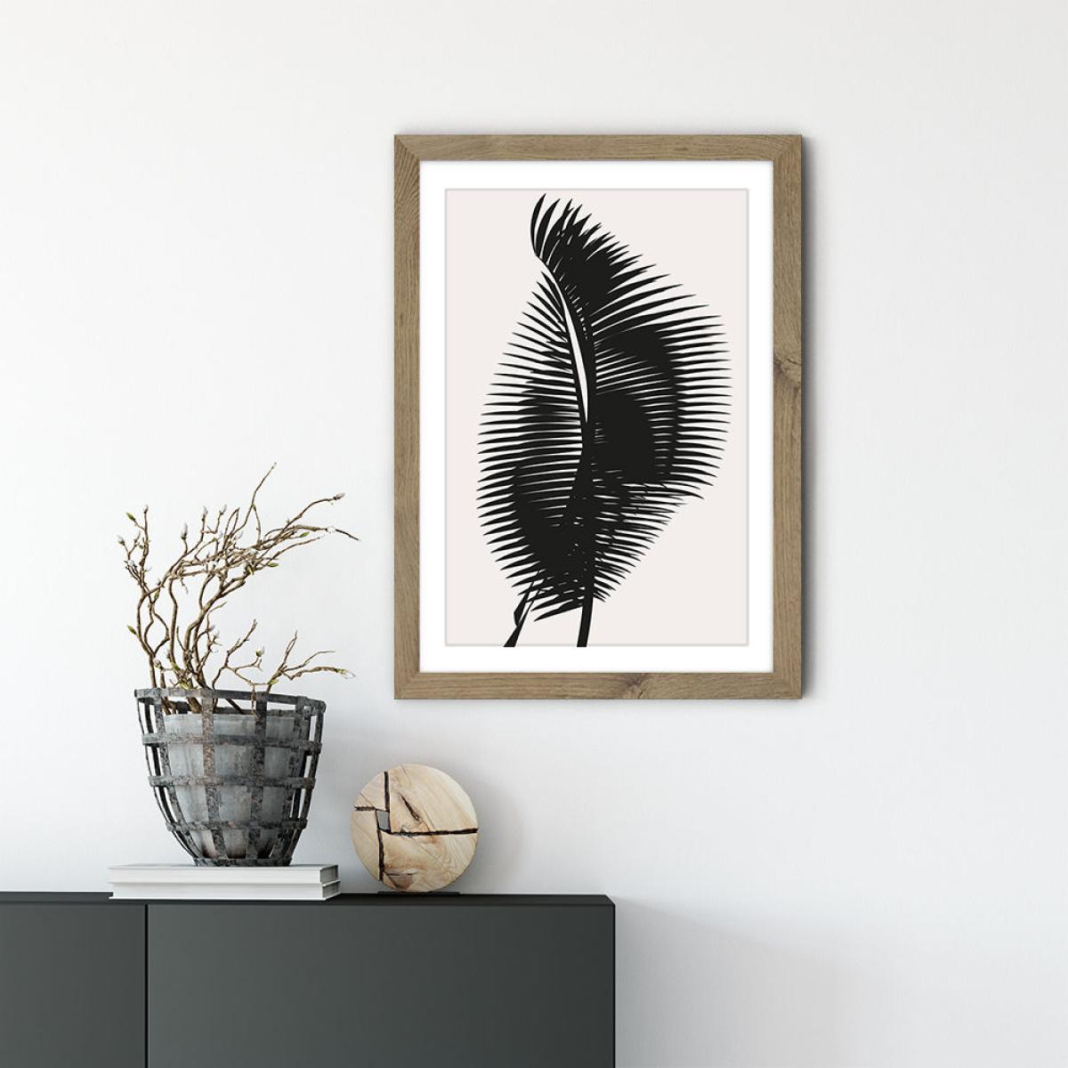 Geometrica No.6 Art Print Oak Frame – image 2