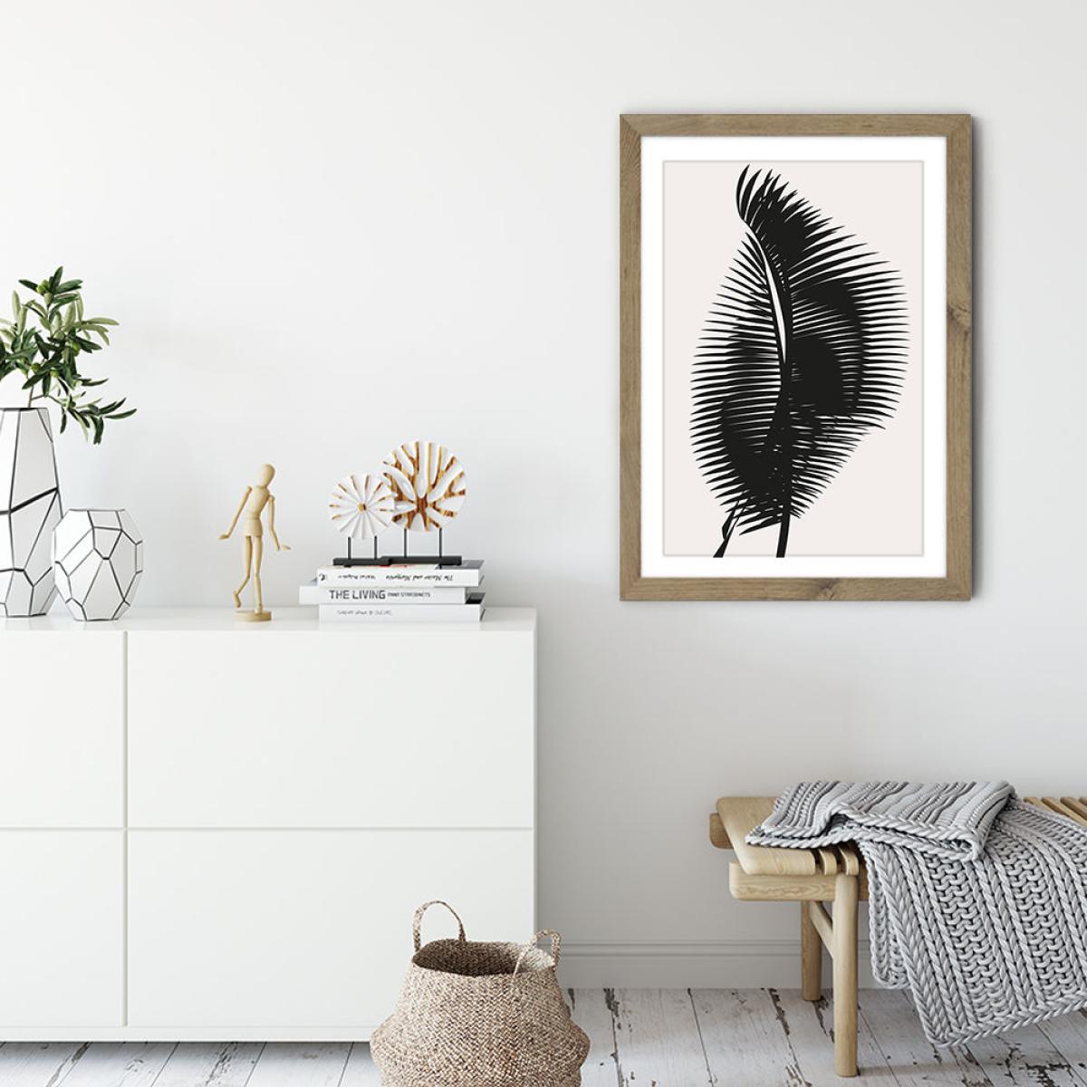 Geometrica No.6 Art Print Oak Frame – image 3