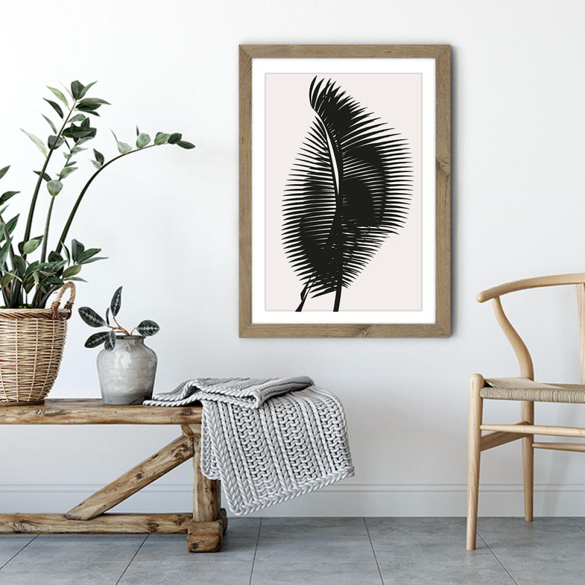 Geometrica No.6 Art Print Oak Frame – image 4