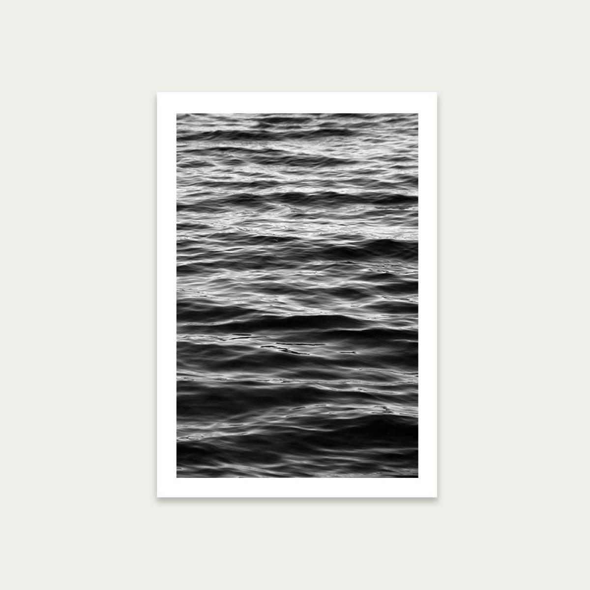 Black Ocean Art Print Unframed – image 2