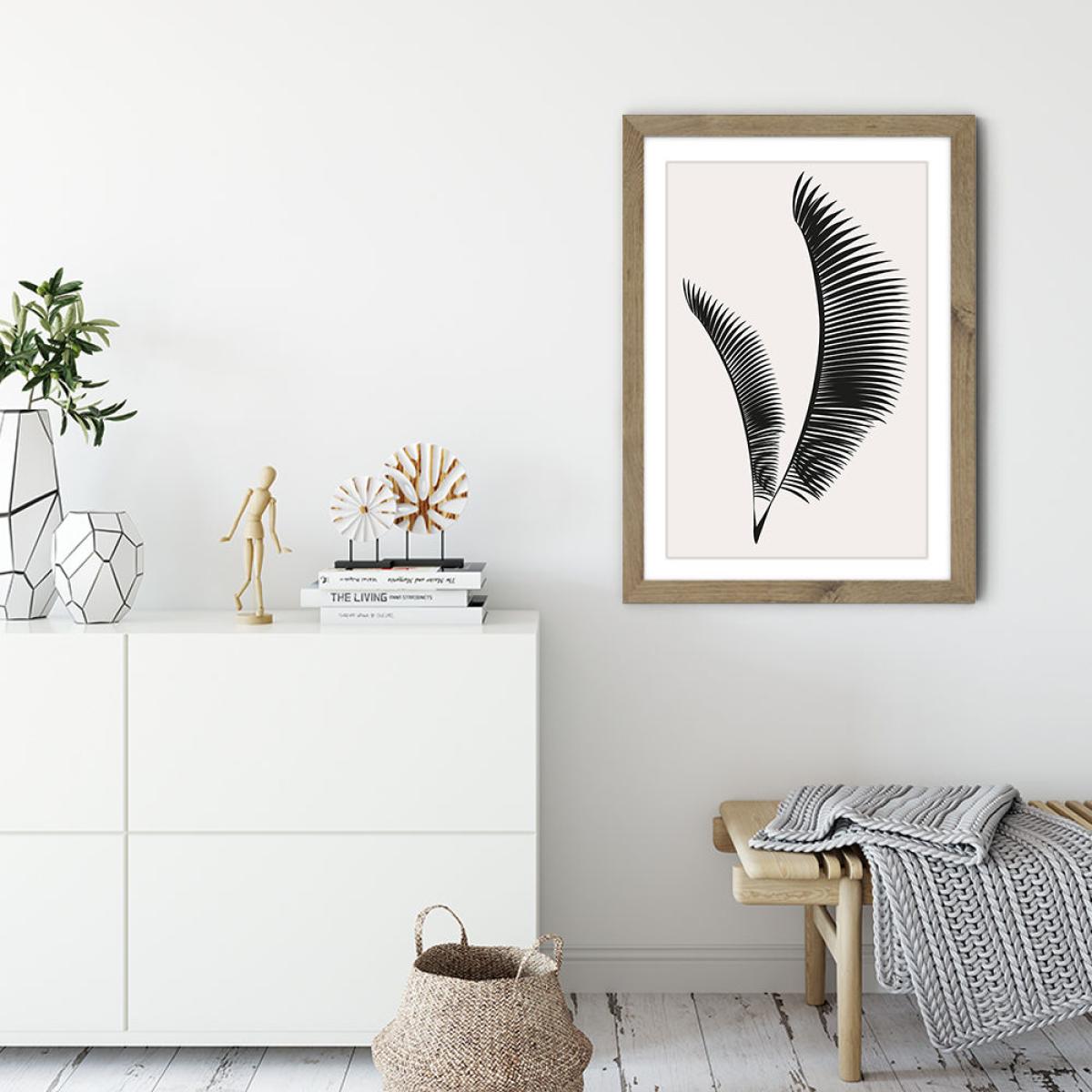Geometrica No.10 Art Print Oak Frame – image 2
