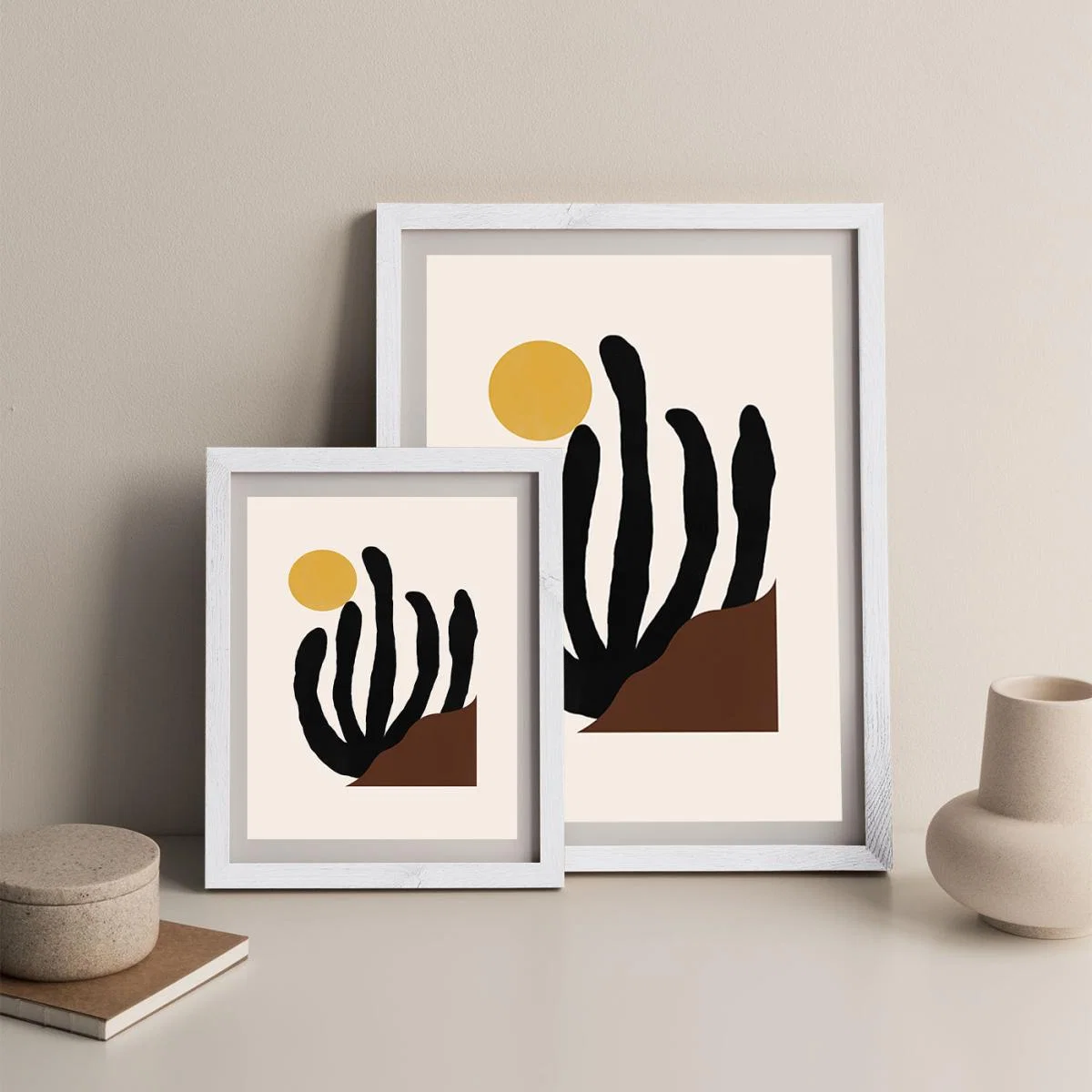 Canyon Art Print White Frame – image 11