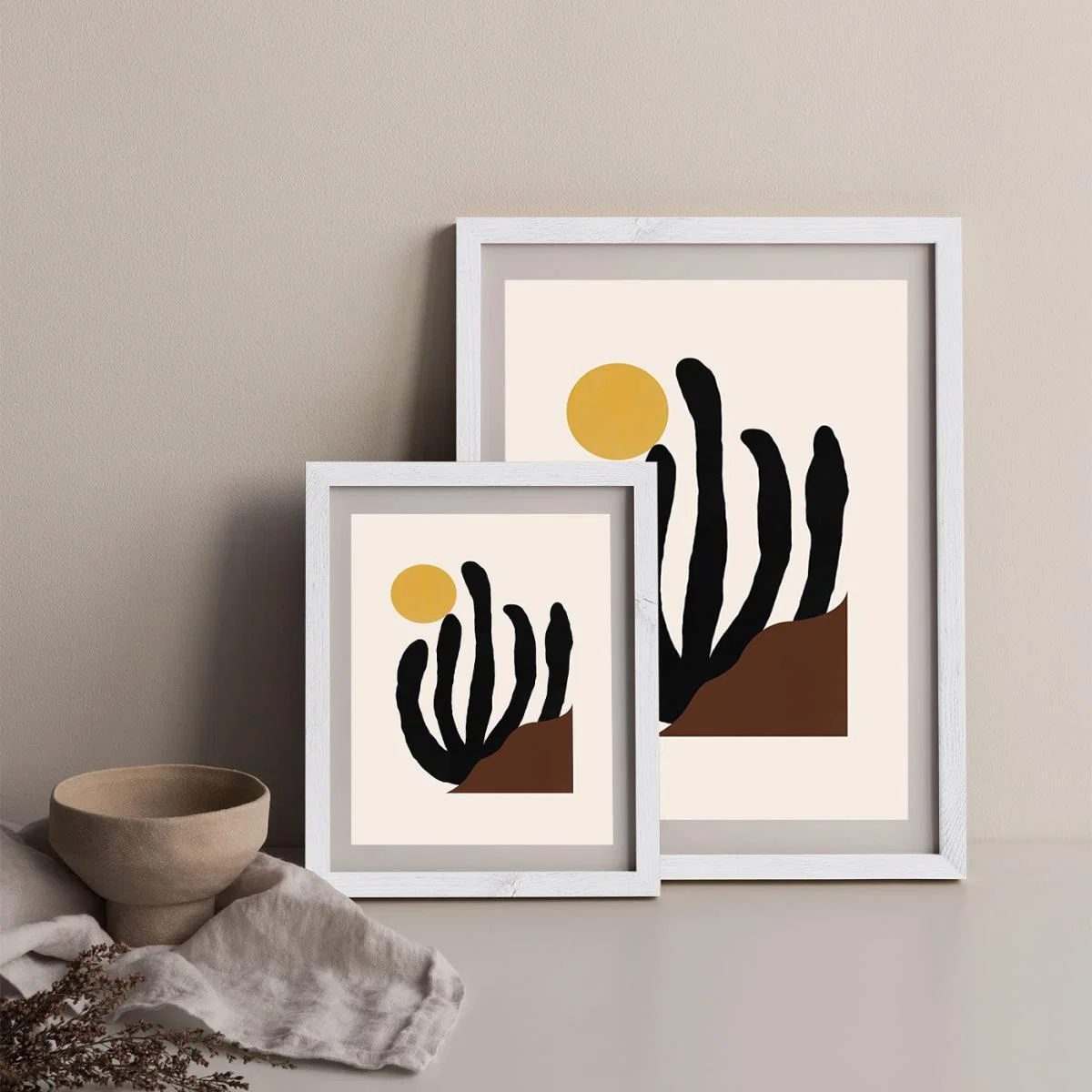 Canyon Art Print White Frame – image 7