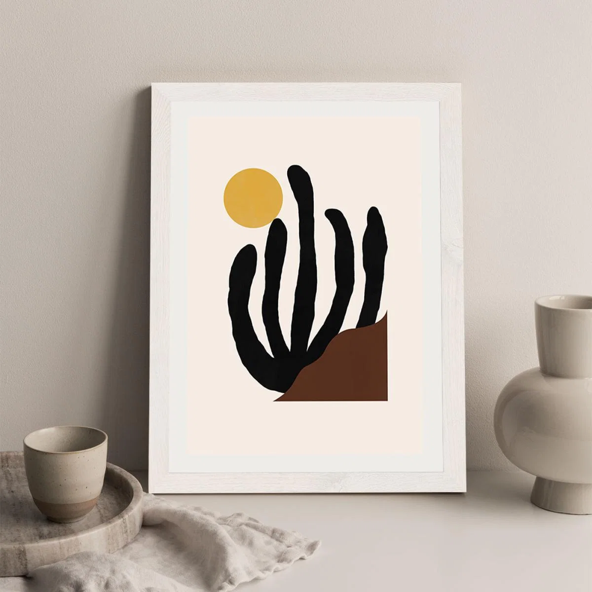 Canyon Art Print White Frame – image 8
